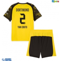 Borussia Dortmund Yan Couto #2 Domaci Dres za djecu 2025-26 Kratak Rukav (+ Kratke hlače)